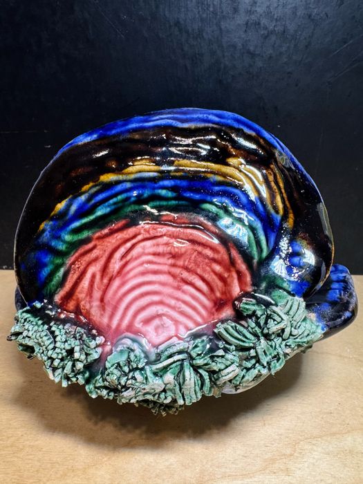 Ostra Escultura em faiança das Caldas