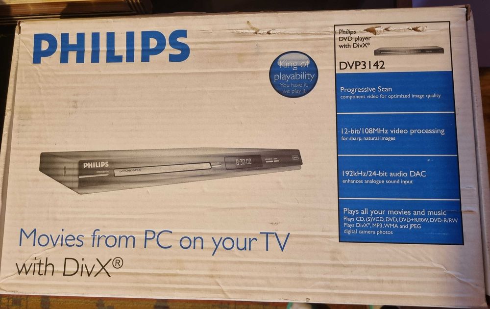Philips odtwarzacz dvd dvp3142