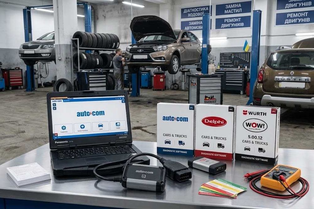 Встановлю Autocom, Delphi, Wurth WOW — програми діагностики авто для DS150E, CDP+, легкових і вантажних — Напиши що потрібно