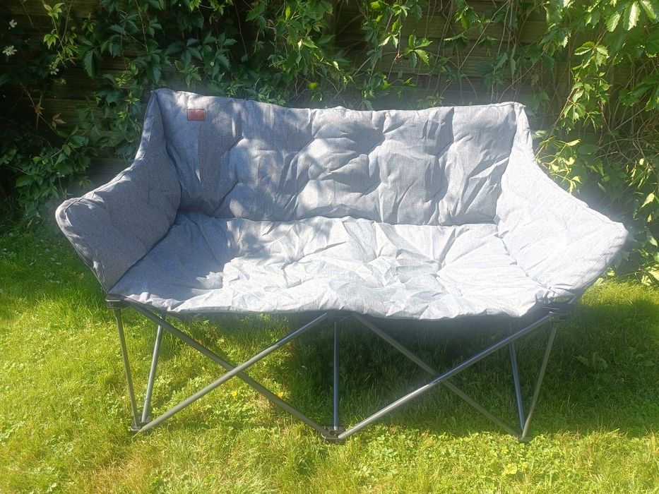 EVER ADVANCED Sofa kempingowa  na ryby składana dla 2 osób, max 320 kg