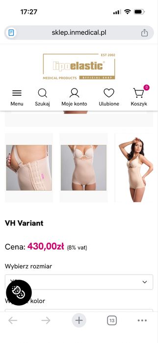 Body Lipoelastick rozm L