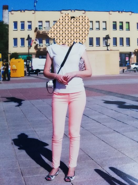 Spodnie łososiowe Promod r. 36/38