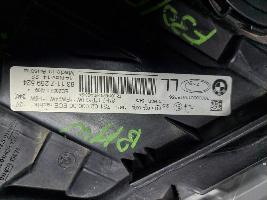 farol direito BMW f30