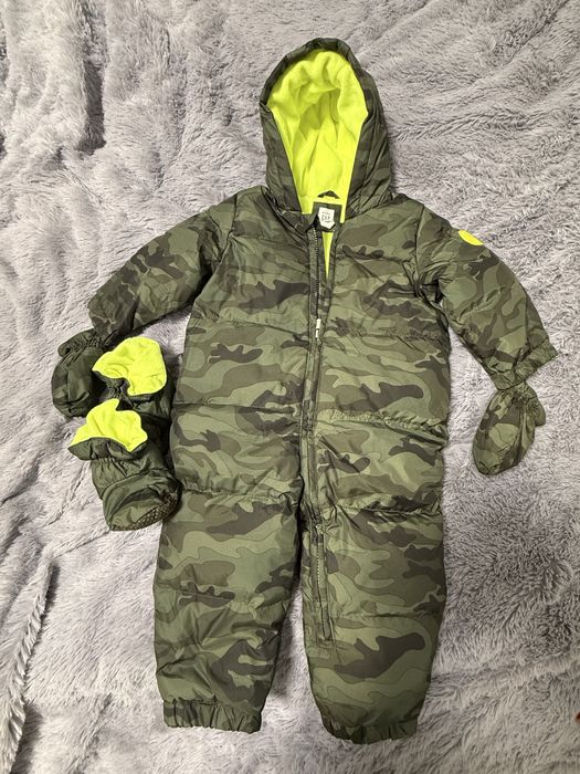Зимовий пуховий комбінезон GAP + флісовий ромпер