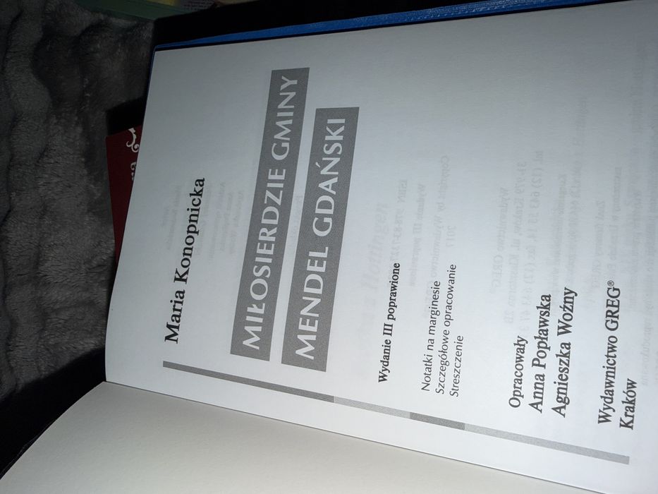 Miłosierdzie Gminy, Mendel Gdański Maria Konopnicka