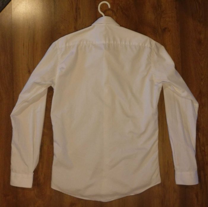 Koszula męska biała długi rękaw SUNSET