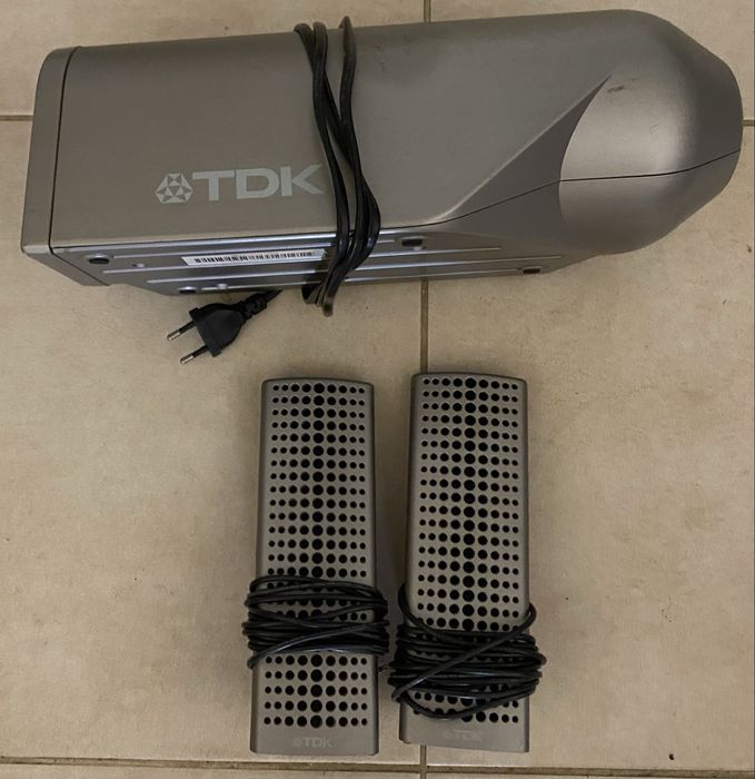 Colunas e Subwoofer TDK Funciona 100%