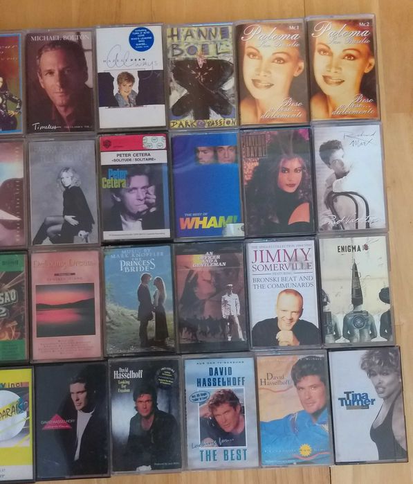 Cassetes vários artistas musica