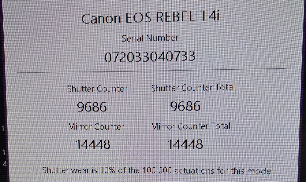 Canon EOS 650D (Rebel t4i)