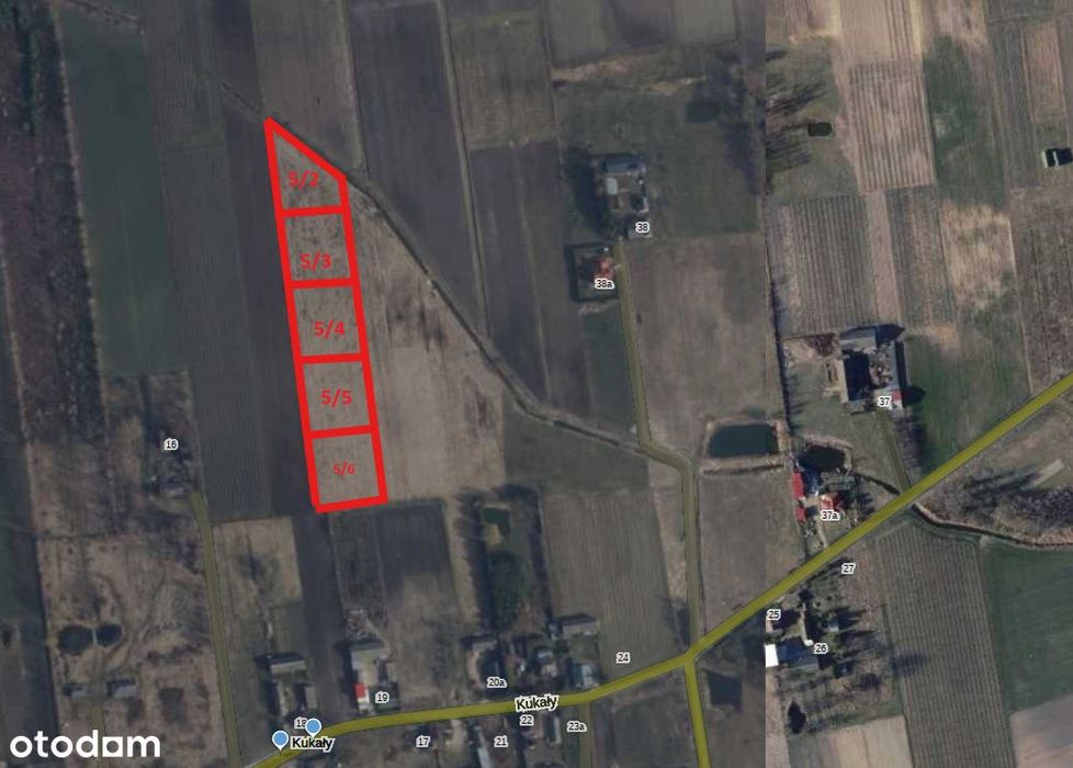 Działki 1500m2 w spokojnej okolicy Kukały