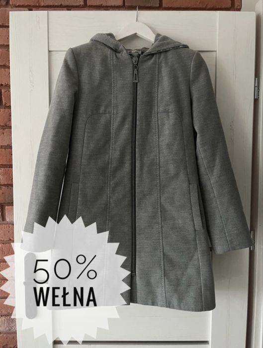 Plaszcz 50% wełna 36 S