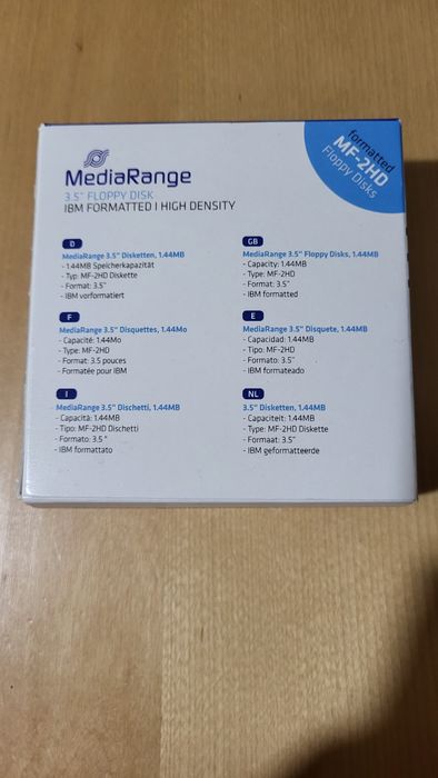 Caixa de Diskettes Virgens - Novas