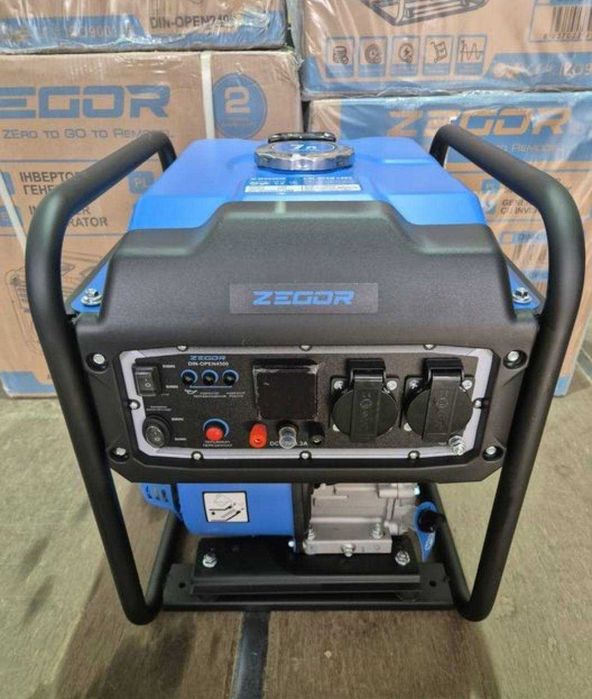 Генератор інверторний бензин/газ ZEGOR DIN OPEN 4500D 4,5кВт