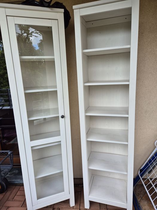 3 regały Hemnes. Jeden ze szklanymi drzwiczkami. Wrocław odbiór osobisty