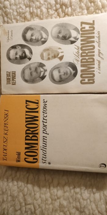 2 x Witold Gombrowicz Biografia Studium portretów za obie super cena