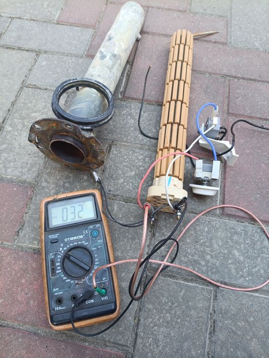 Сухой ТЭН с бойлера Atlantic