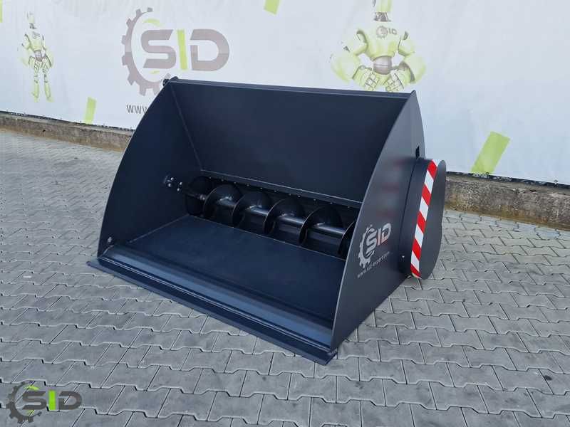 Łyżka dozująca ze ślimakiem, do zadawania paszy 2,5m 2,1m3 [LDS7] SID