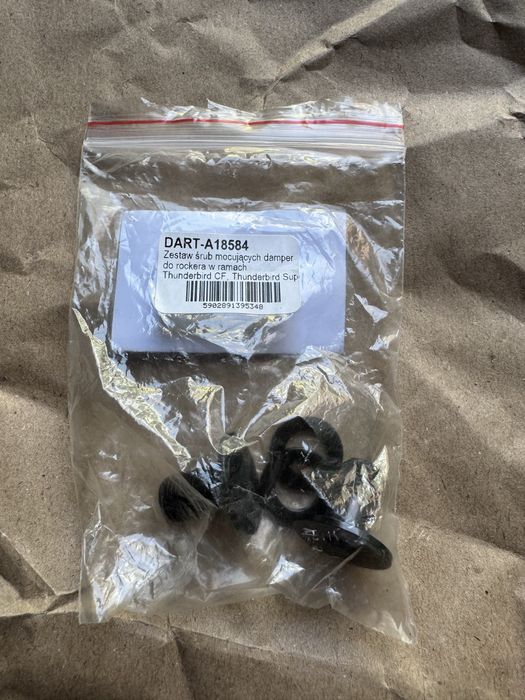 Śruby mocujące damper do rockera Dartmoor thunderbird, rockbird