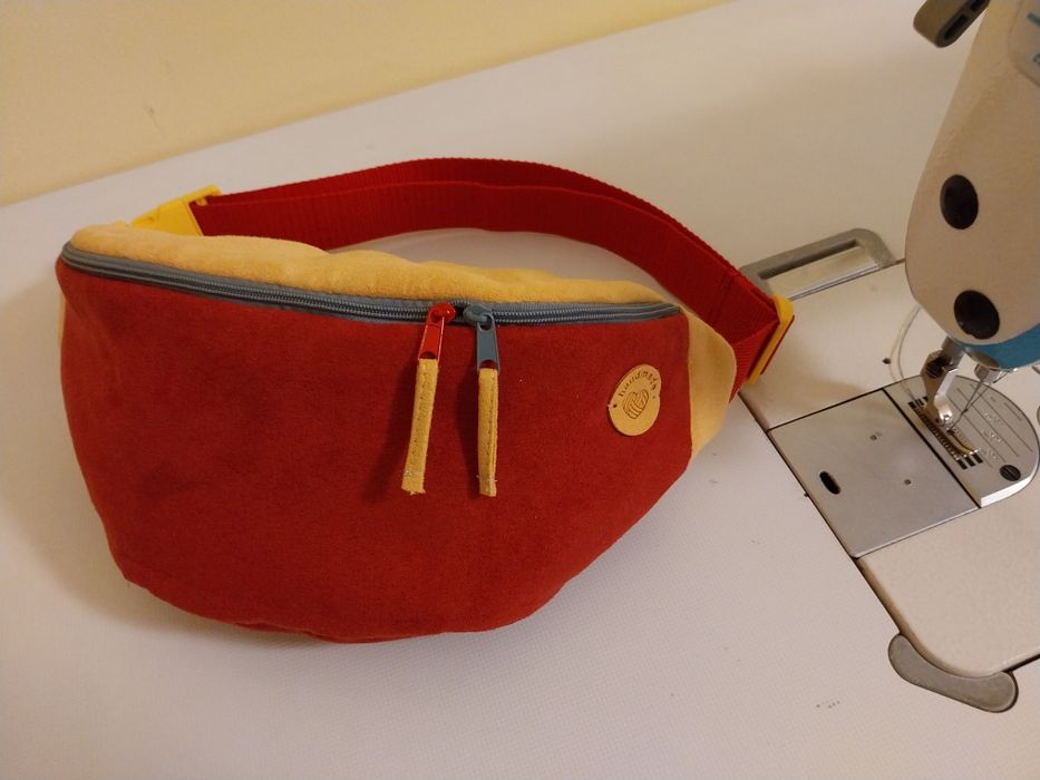 Saszetka/Nerka Duża Hand Made Kolorowa  Modna