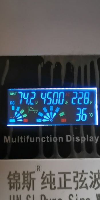 Инвертор 5000WЧистый синус 5 килограм Houli 72V-220V електроскутера.
