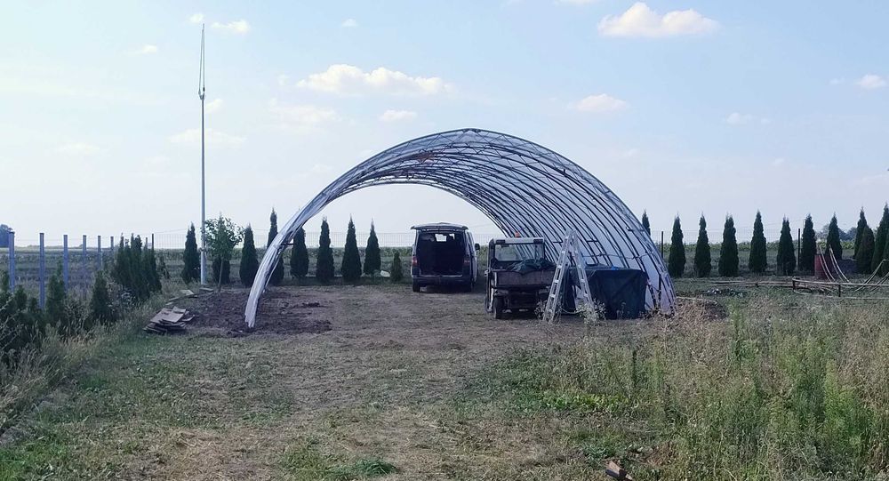 Szklarnia namiot tunel