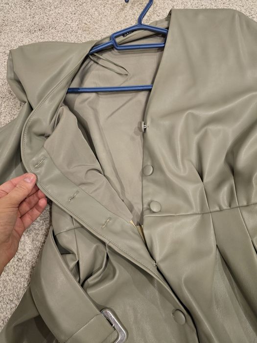 Плаття Zara з екошкіри