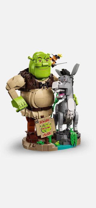 Lego 72423 Shrek , burro e o gato das botas