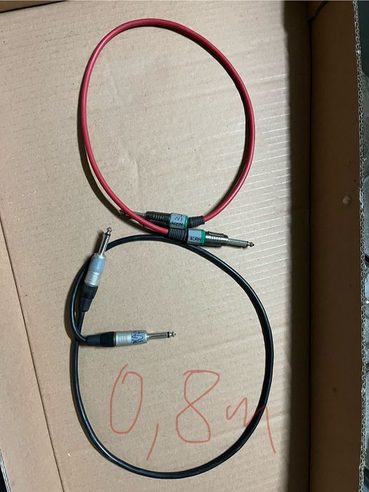 Kabel kable 9 sztuk jack 6,3 rca chinch vga rozgałęziacz