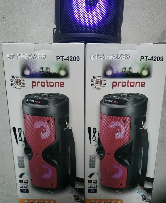 Coluna Rádio Bluetooth portátil com karakoe