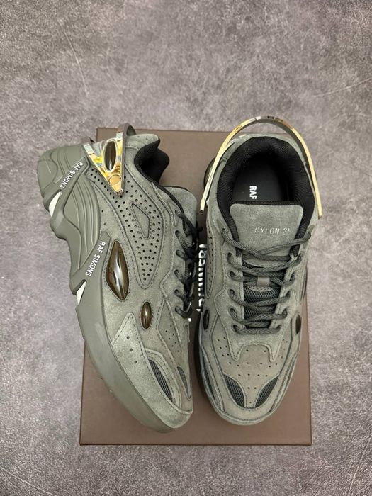 Кросівки Raf Simons x Adidas Cylon 21 Grey рафы, рафи, drill, кулоны