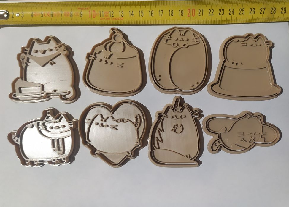 Pusheen foremki do pierniczków i ciasteczek