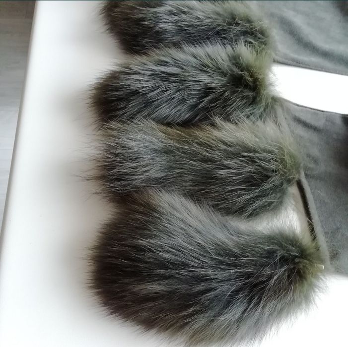 Помпон бубон з натурального хутра хутряний хвостик китиця хутро