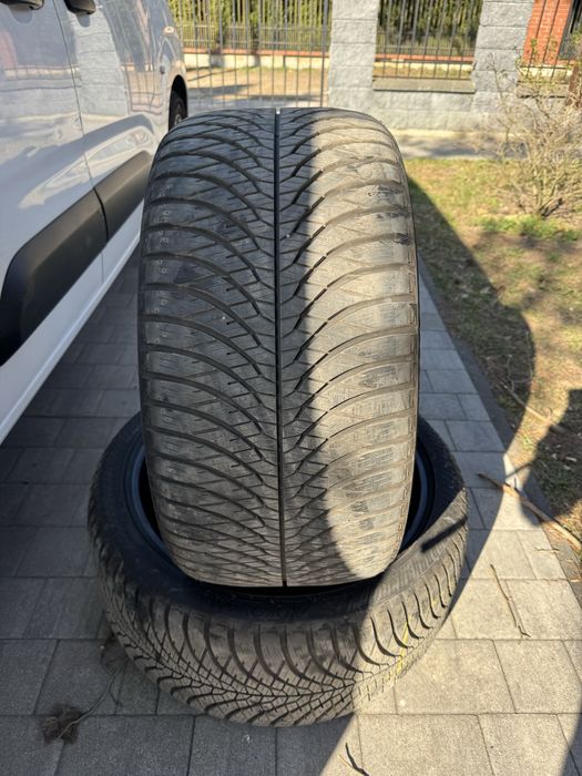 Opony wielosezonowe 295/35/21 Yokohama Blue Earth 4S M+S 2025r jak nowe! Homologacja porsche, 8mm bieznika