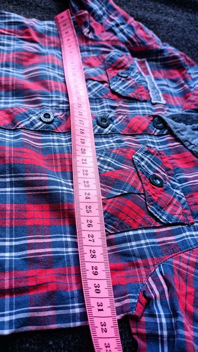 Czerwona koszula w kratę bòboli rozm. 92