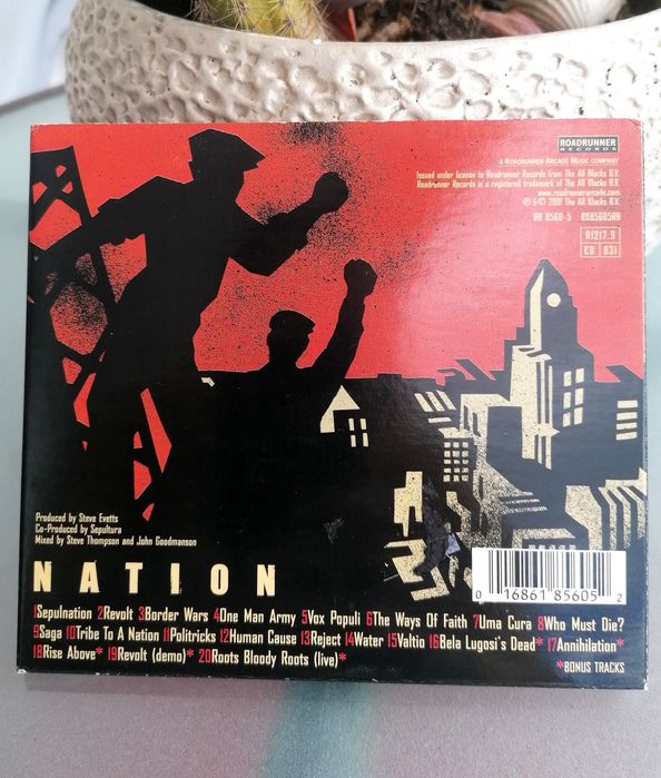 5 Cds de SEPULTURA - Muito bom estado