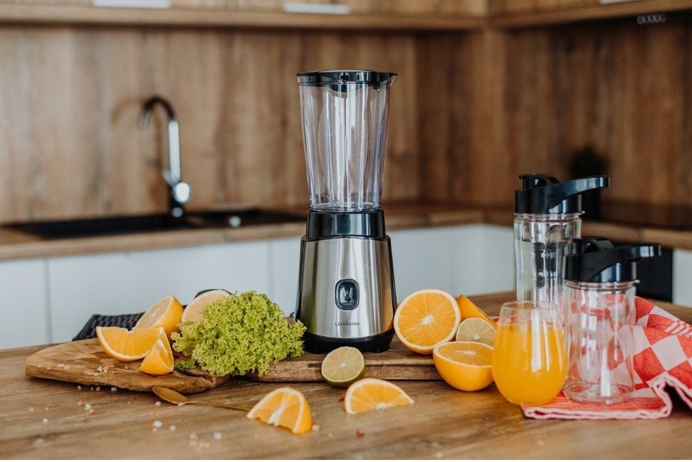 Blender kielichowy Lehmann Smoofit do Koktajli 4w1 Smoothie Bidony na