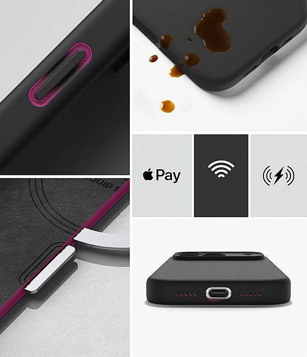 Ringke Silicone Magnetic Magsafe Iphone 18 Pro Max Black