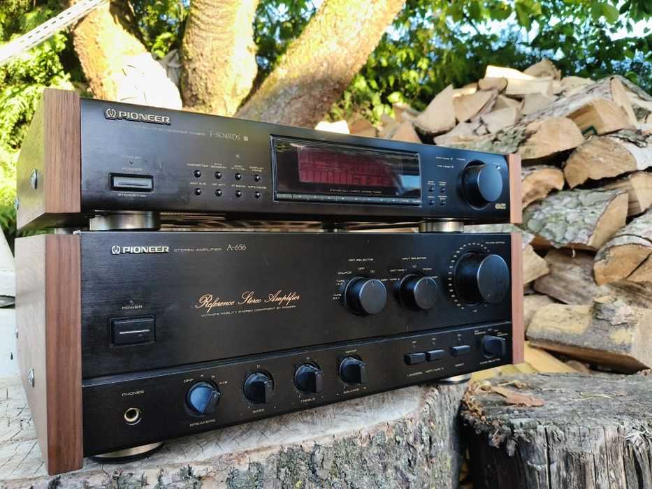 Top Pioneer a-656 drewno  + f-504rds okazja!