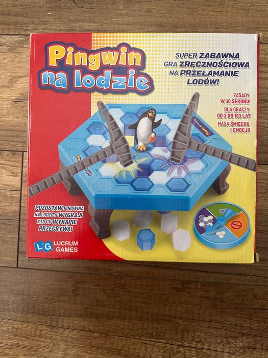 Gra zręcznościowa „Pingwin na lodzie”