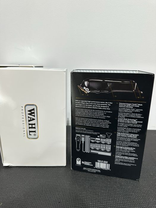 Maquina profissional corte cabelo nova sem fio wahl barber/barbeiro