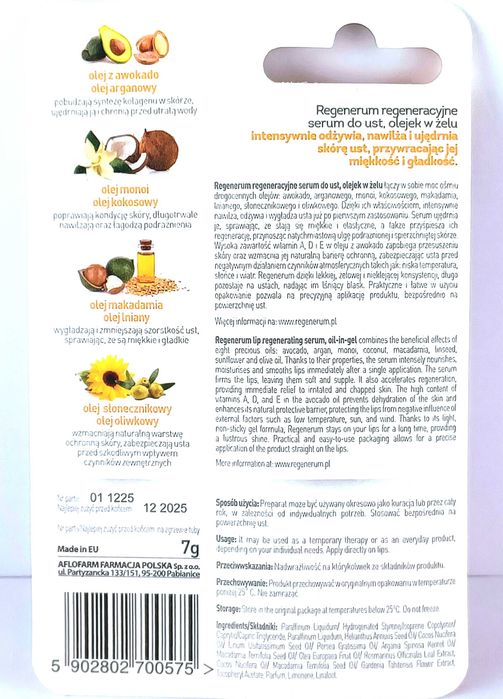 Regenerum serum do ust NOWE