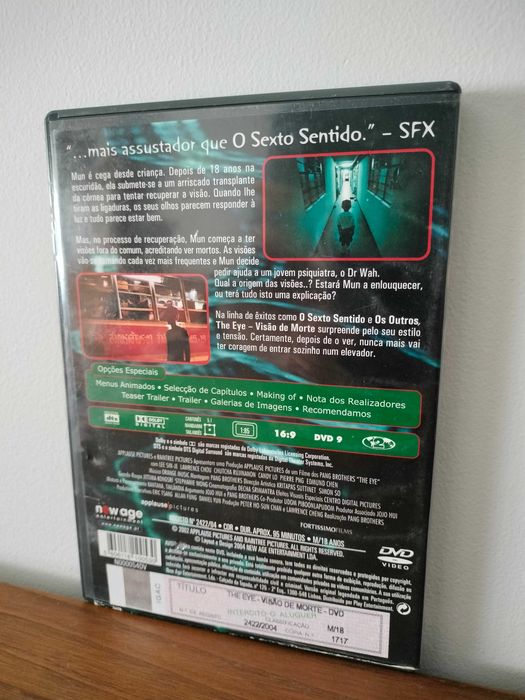 Filme DVD: The Eye: Visão de Morte - Gin gwai