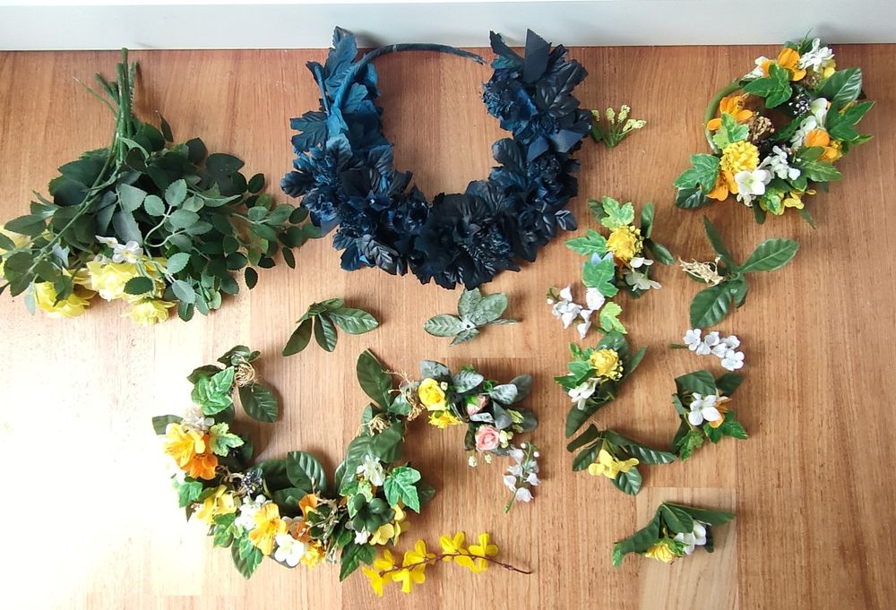 Sztuczne kwiaty do stroików