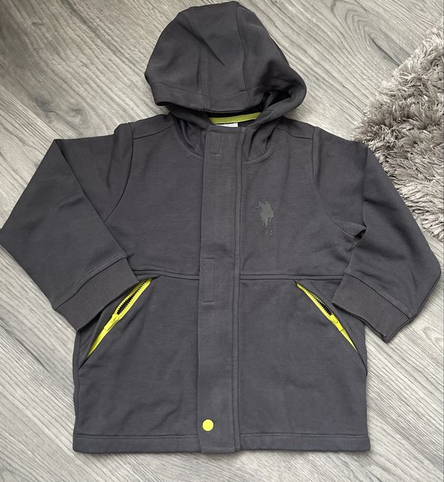 Дитяча толстовка U.S.Polo Assn, розмір на 5-6 років (110-116 см), НОВА