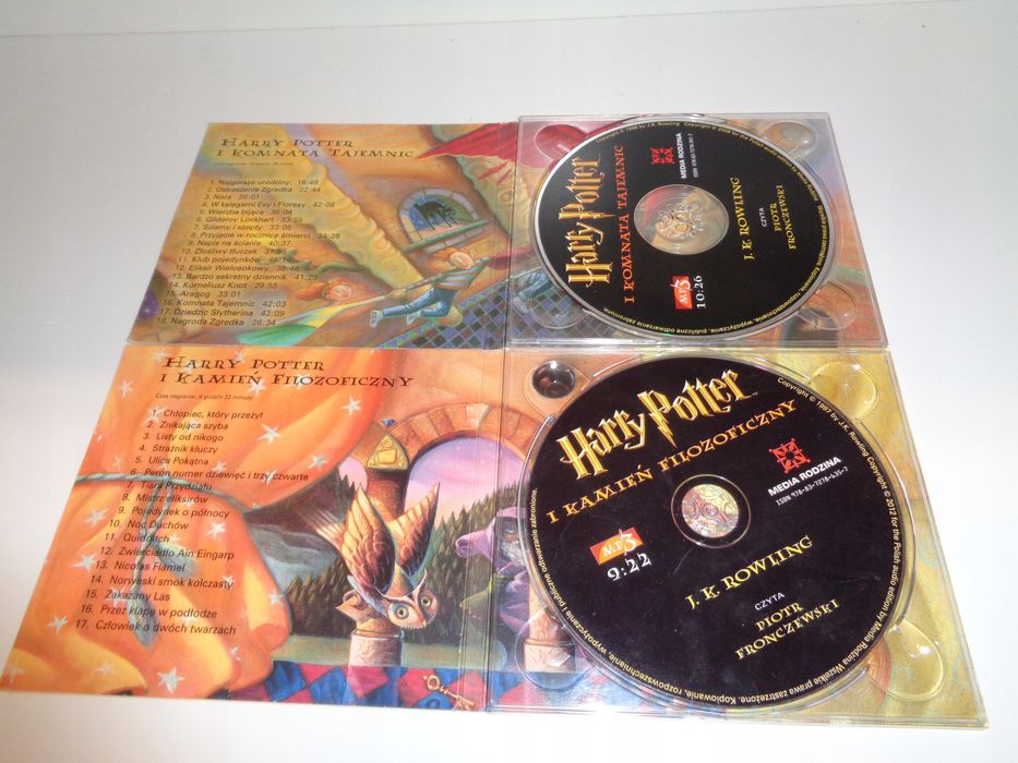 J.K. Rowling Harry Potter audiobooki x3: HP i kamień filozoficzny MP3,