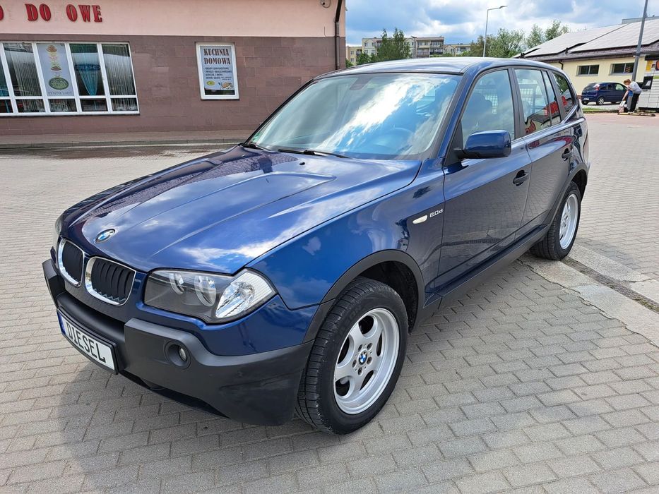BMW X3 2.0 TD 150 KM * 4x4 * Zarejestrowany * Ładny * Nowe sprzęgło * 2005r