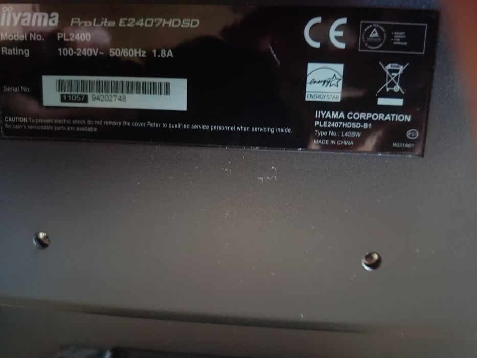Monitor iiyama  Prolite 24 cale Full HD