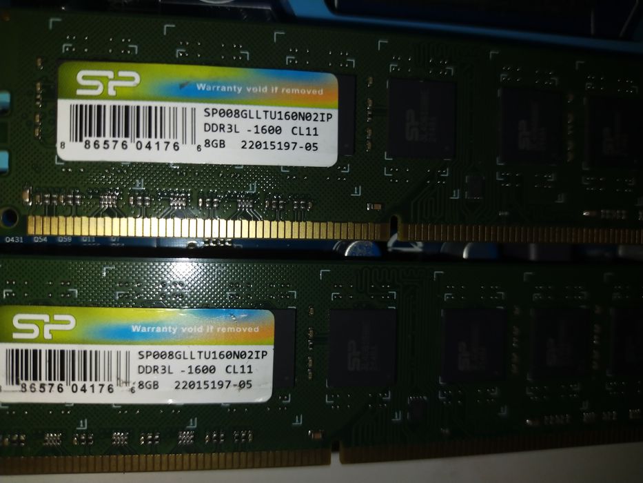 Оперативная память DDR 3L 8Gb 1600 CL11