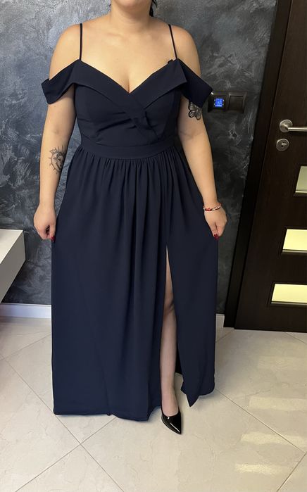 Sukienka suknia sylwester studniówka półmetek komers bal rozm.42