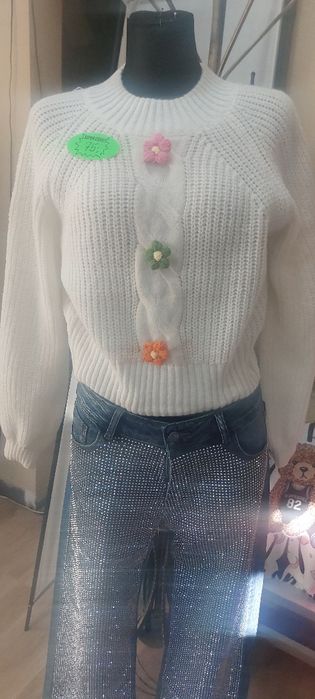 Damskie spodnie jeansowe roz xl